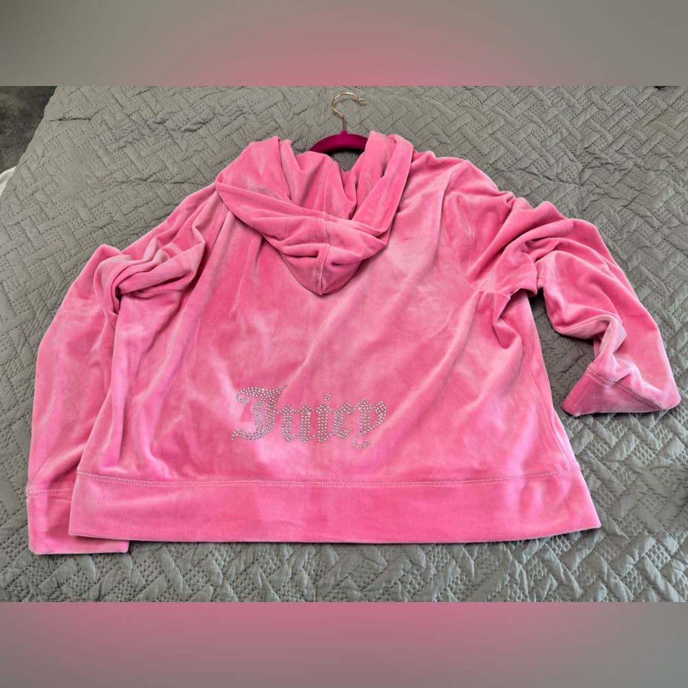 Juicy couture tracksuit velvet Terry cloth jacket sweater